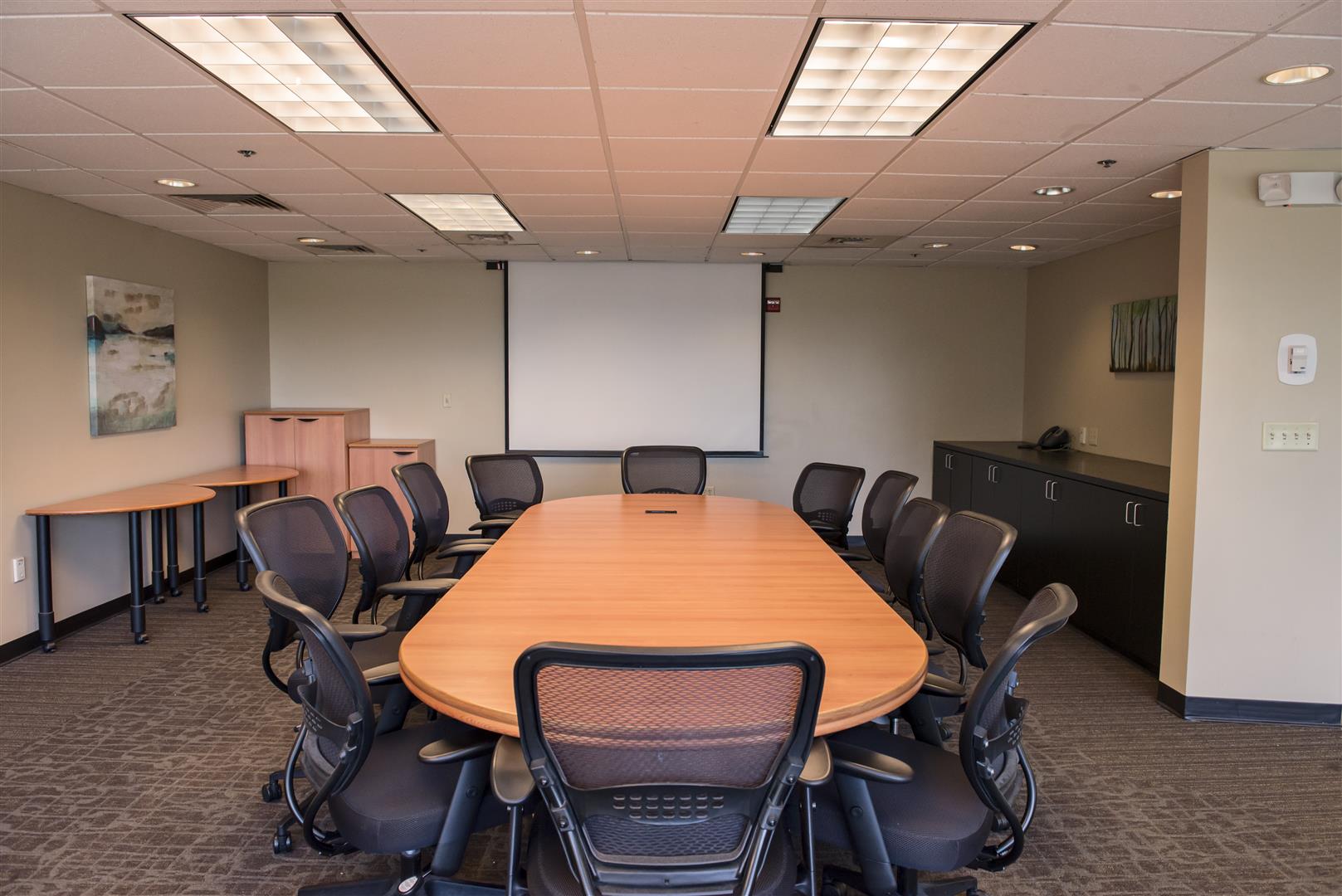Large board room at Highland-March Workspaces in Braintree